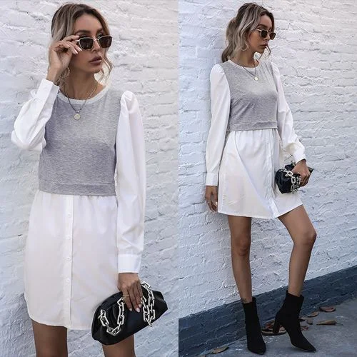 Chifon Spring Slim Straight Casual Women Blouses Embroidered Floral Blouse