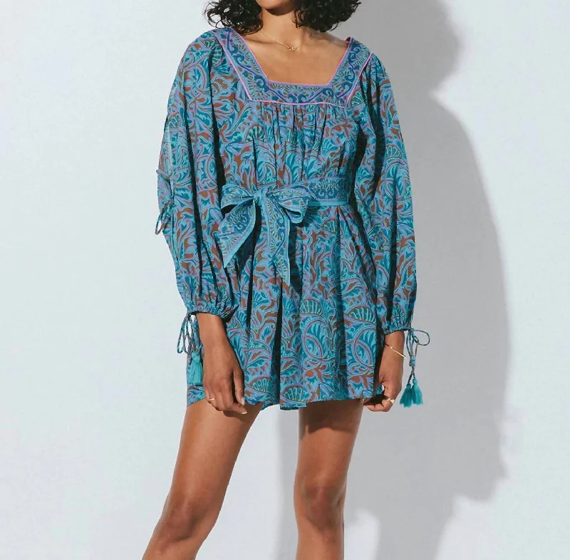 Skyla Mini Dress In Zuri Comfortable One-Shoulder Mini Dress