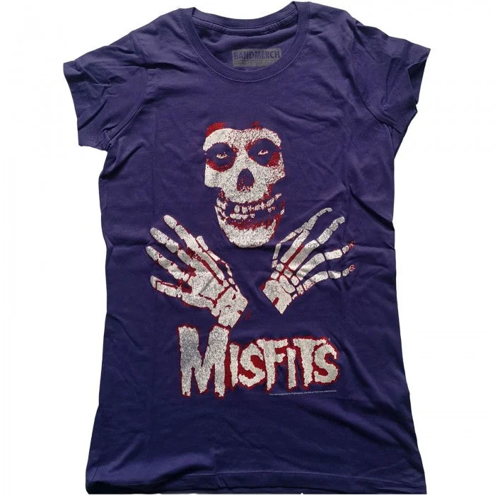 Misfits Womens/Ladies Hands Cotton T-Shirt-- Lace Blend Ribbed Blend Corduroy Blend