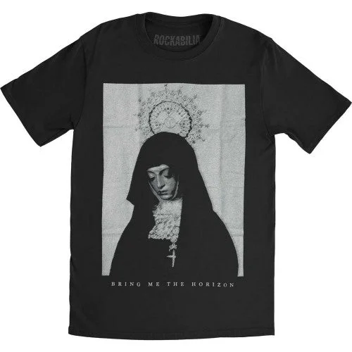 Bring Me The Horizon Womens/Ladies Nun Cotton T-Shirt-- Casual Formal Business
