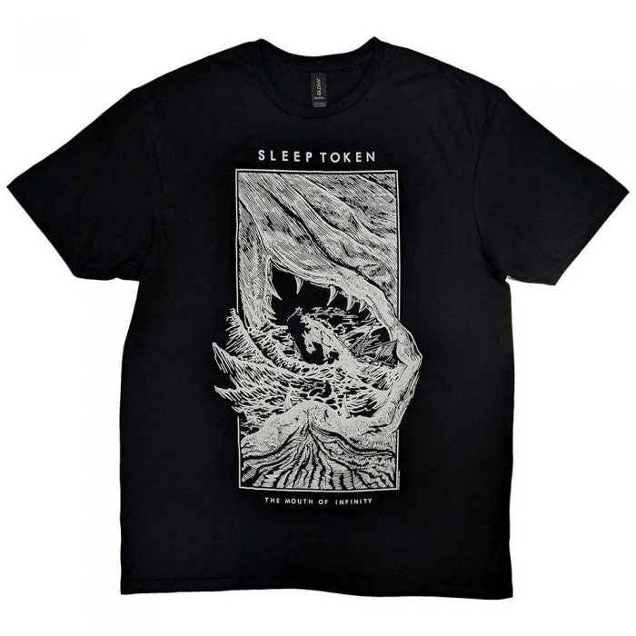 Sleep Token Unisex Adult The Mouth Of Infinity T-Shirt-- Terry Blend Velvet Blend Canvas Blend