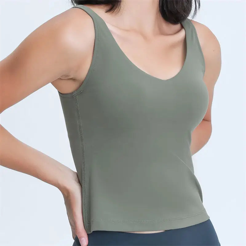 Sleeveless Top Blouse Fashion Silky Draped Blouse