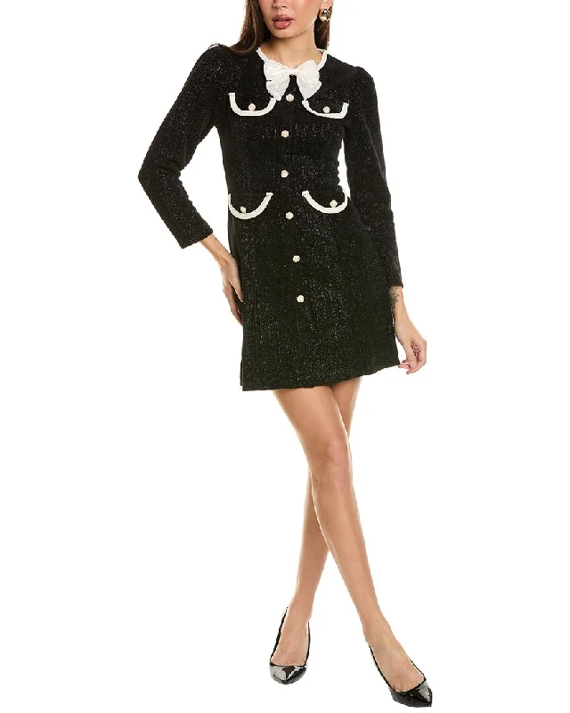 JL LUXE Mini Dress Trendy Tie-Dye Mini Dress