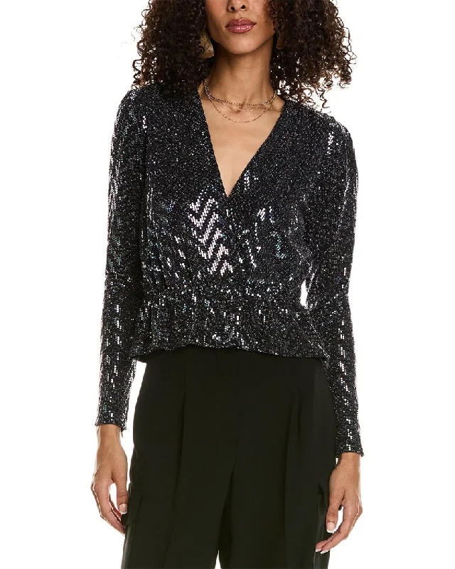 ba&sh Blouse Pleated Collar Blouse