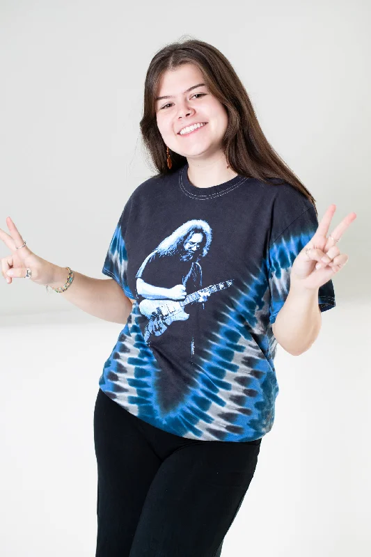 Jerry Garcia 78 Tie Dye T-Shirt-- Houndstooth Herringbone Solid