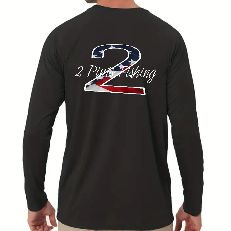 First Edition Fishing Shirt Long Sleeve UPF 50+ with Scripture-- Welt Pockets Slit Pockets Flap Pockets