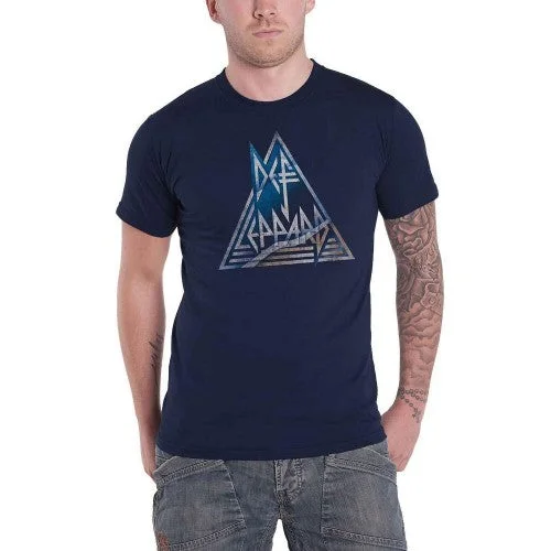 Def Leppard Womens/Ladies Triangle Logo Cotton T-Shirt-- Anti-Shrink Durable Soft