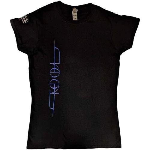 Tool Womens/Ladies All-Seeing Tour 2022 T-Shirt-- V-Neck T-Shirt Long Sleeve Cotton