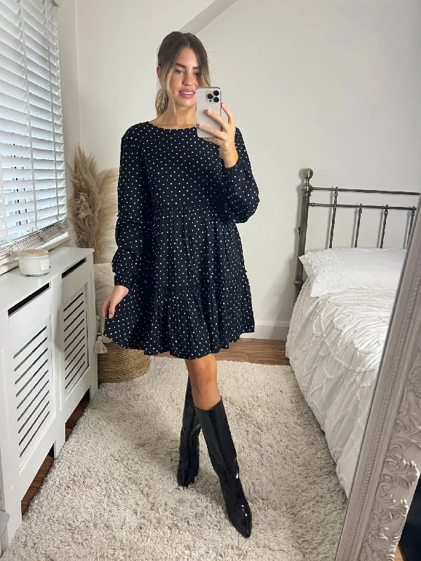 Slaytwins Mimi Polka Dot Print Mini Dress Elegant Floral-Print Mini Dress