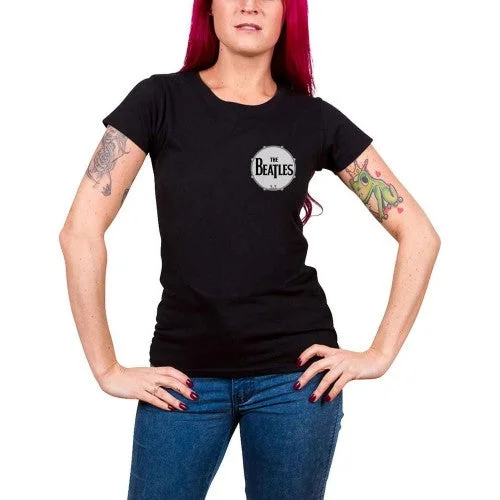 The Beatles Womens/Ladies Washington Coliseum Back Print T-Shirt-- Iron Safe Non-Iron Wrinkle Free The Beatles Womens/Ladies Washington Coliseum Back Print T-Shirt-- Iron Safe Non-Iron Wrinkle Free