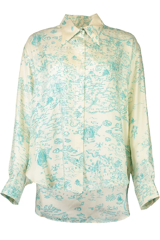 Brooks Blouse Silky Tunic Blouse