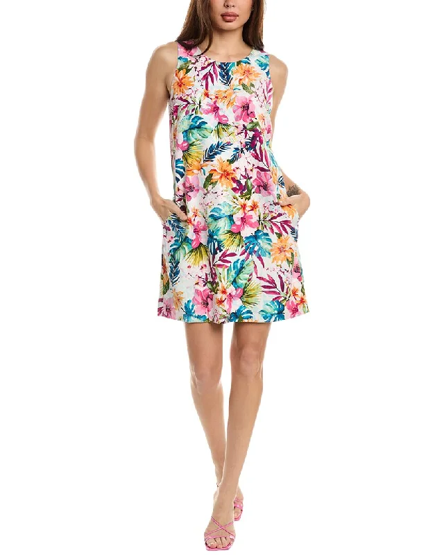 Tommy Bahama Garden Of Hope & Courage Silk Mini Dress Trendy Bodycon Mini Dress