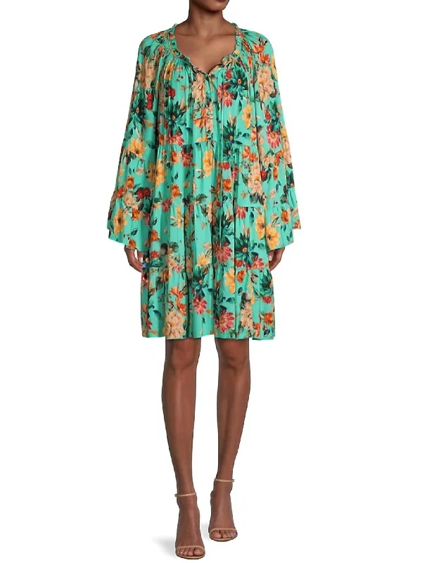 Tulum Mini Dress In Multi Comfortable Casual Mini Dress