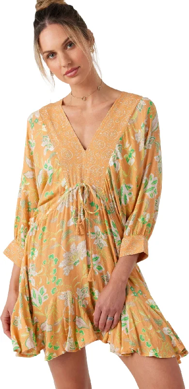 Joyce 3/4 Sleeve Mini Dress - Women's|-|Mini-robe à manches 3/4 Joyce - Femme Trendy Floral Mini Dress