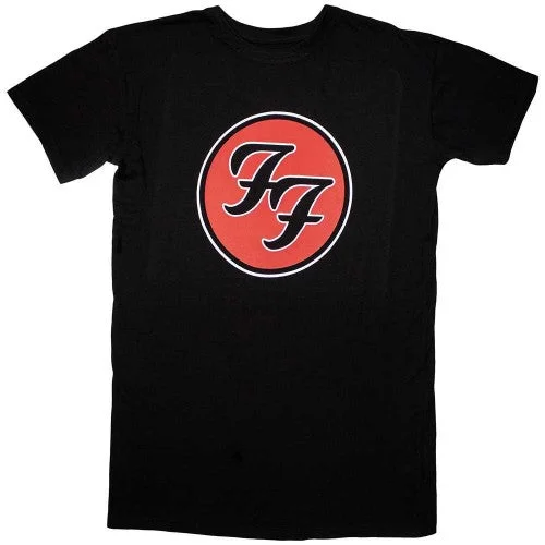 Foo Fighters Womens/Ladies FF Logo T-Shirt-- Solid Color Striped Floral