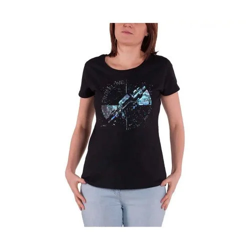 Pink Floyd Womens/Ladies Machine Greeting T-Shirt-- Fashionable Trendy Casual