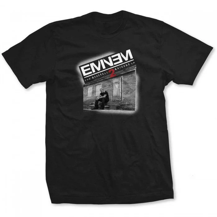 Eminem Womens/Ladies Marshall Mathers 2 T-Shirt-- Print Jacquard Patchwork