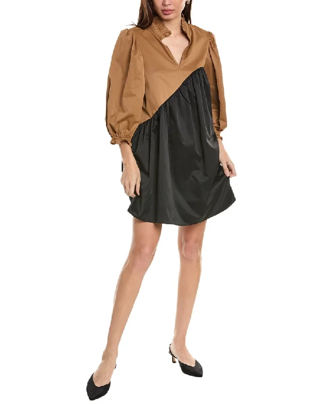 CROSBY by Mollie Burch Story Mini Dress Chic Halter Mini Dress