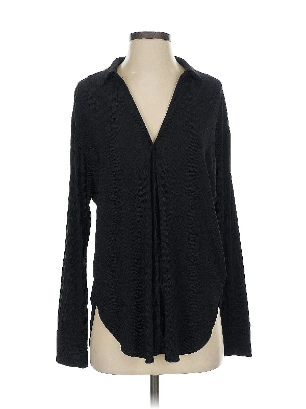 Long Sleeve Blouse Chic Sleeveless Blouse