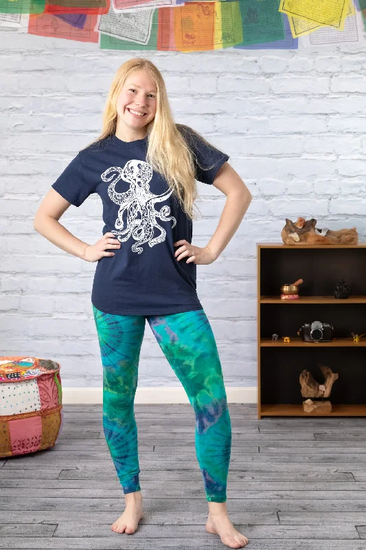 Poseidon The Octopus T-Shirt-- Lace Blend Ribbed Blend Corduroy Blend