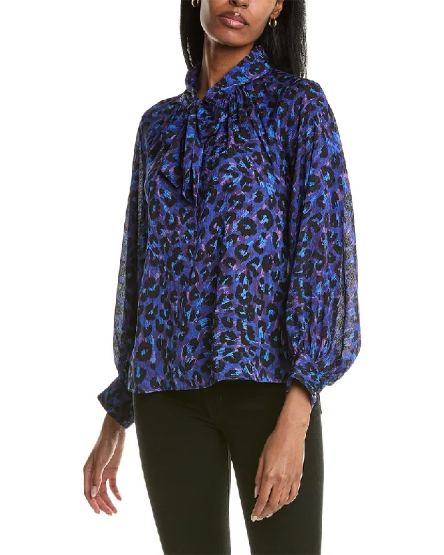 ba&sh Blouse Drape Neck Blouse