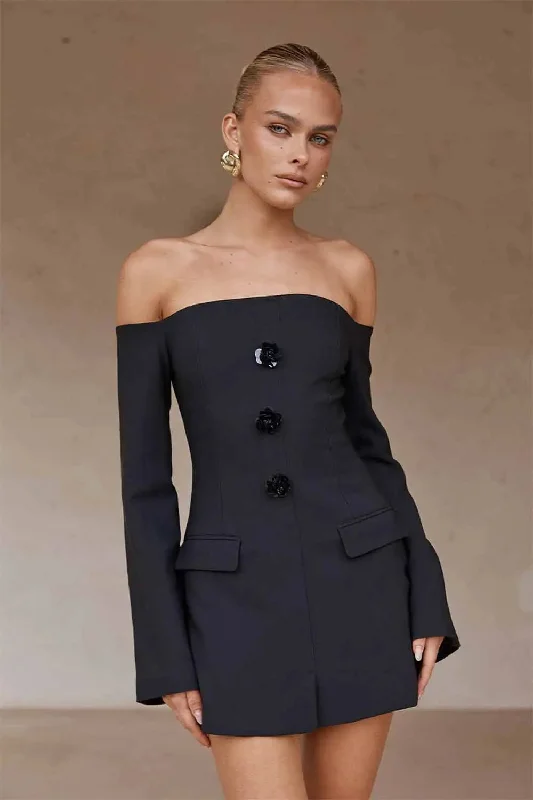 Xaden Mini Dress Stylish Button-Down Mini Dress