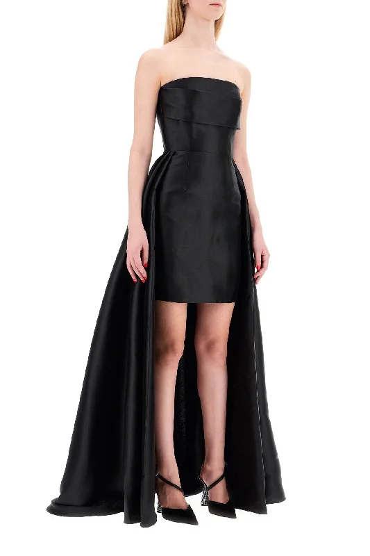 Solace London Trina Mini Dress Fashionable Lace-Trim Mini Dress