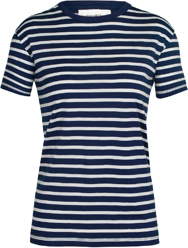 Granary SS Stripe Tee - Women's|-|T-shirt à rayures à manches courtes Granary - Femme-- Zippered Buttoned Snapped