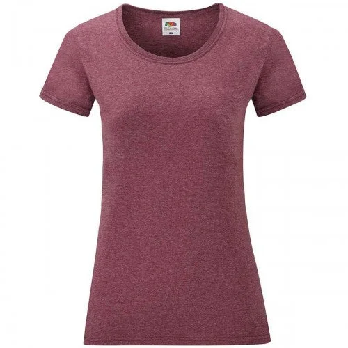 Fruit of the Loom Womens/Ladies Value T-Shirt-- Lace Blend Ribbed Blend Corduroy Blend