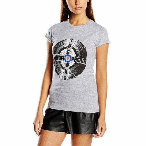 The Who Womens/Ladies Quadrophenia Cotton T-Shirt-- Boxy Fit Fitted Loose