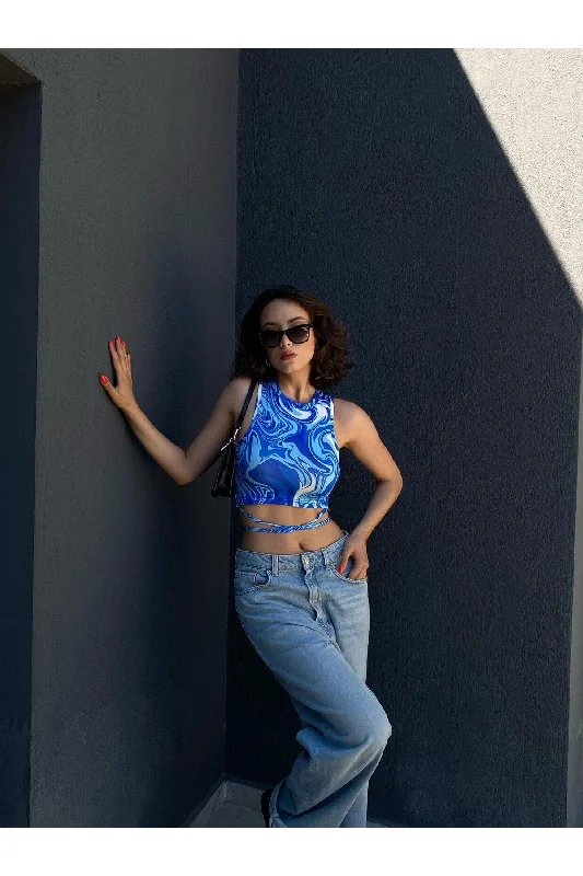 Blue White