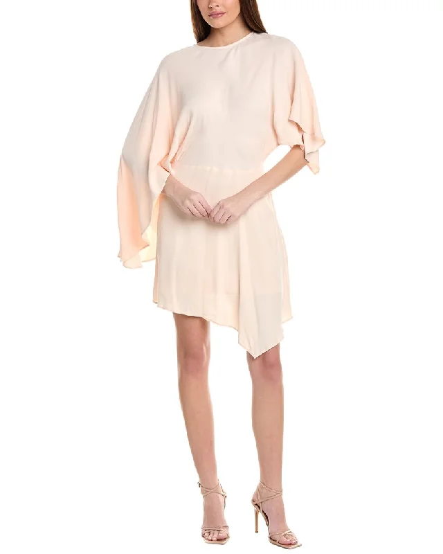Reiss Christy Cape Mini Dress Trendy Mesh Mini Dress