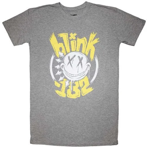 Blink 182 Womens/Ladies Big Smile T-Shirt-- Hooded Caped Shawl Collar