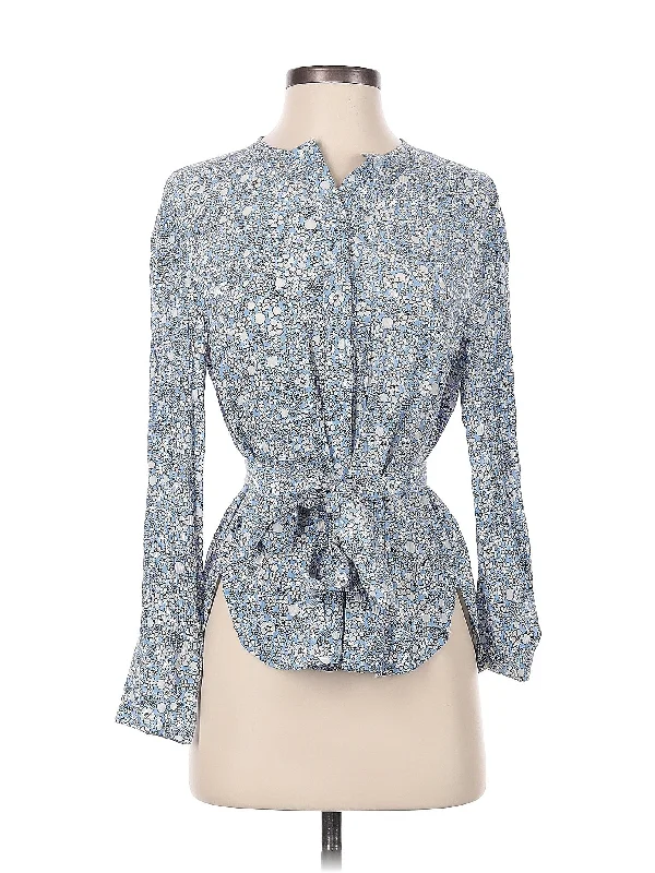 Long Sleeve Blouse Gathered Detail Blouse
