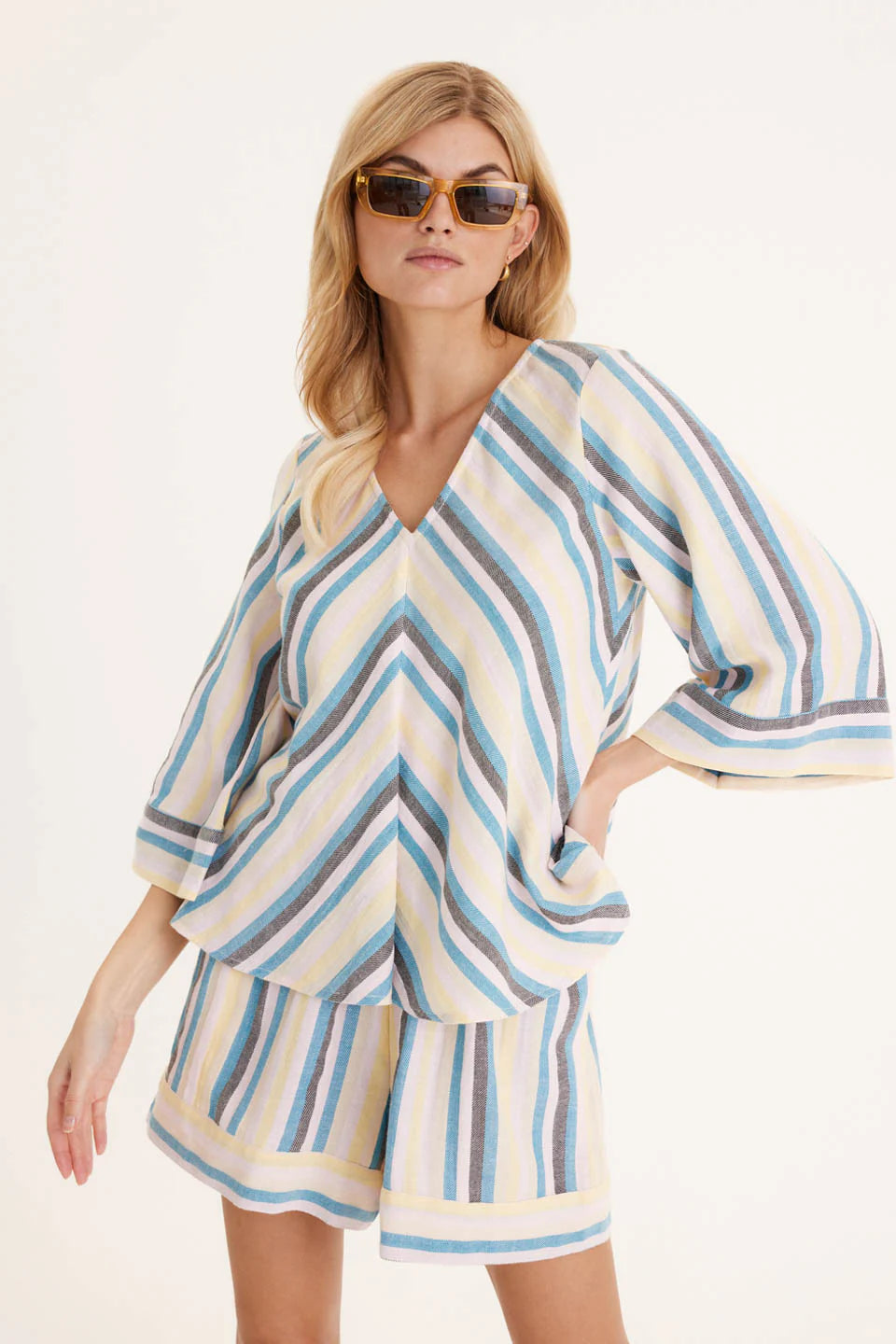 Imara Blouse - Bluejay Smart Business Blouse