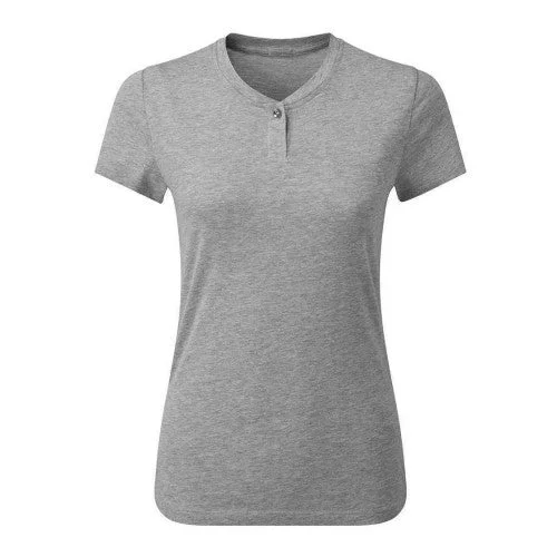 Premier Womens/Ladies Comis Marl Sustainable T-Shirt-- Mesh Canvas Denim