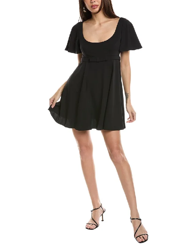 Amanda Uprichard Brianna Mini Dress Fashionable A-Line Mini Dress