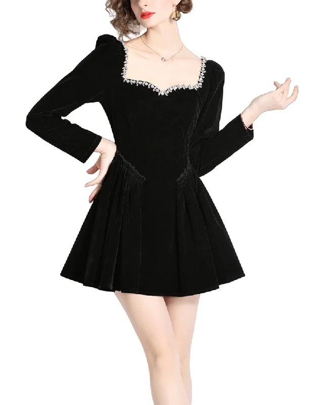 Kaimilan Mini Dress Stylish Short Sleeve Mini Dress