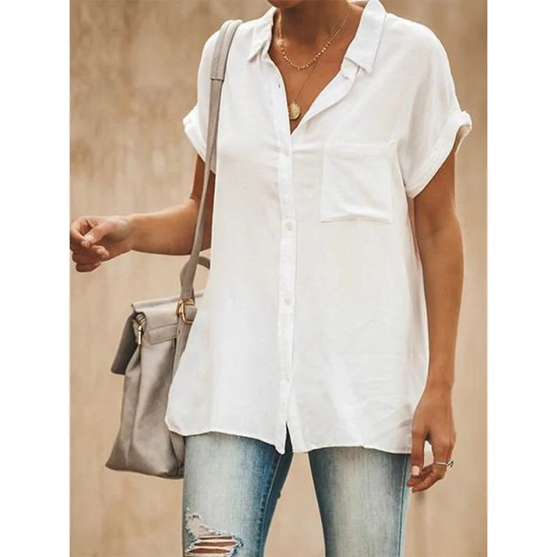 Casual Summer Blouse for Women Soft Modal Blouse