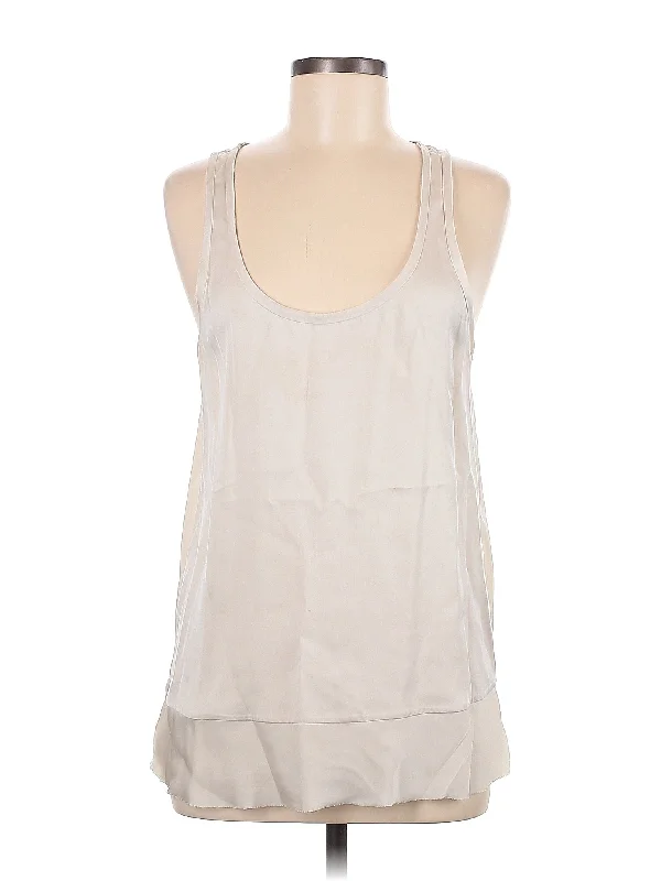 Sleeveless Blouse Feminine Tie Blouse