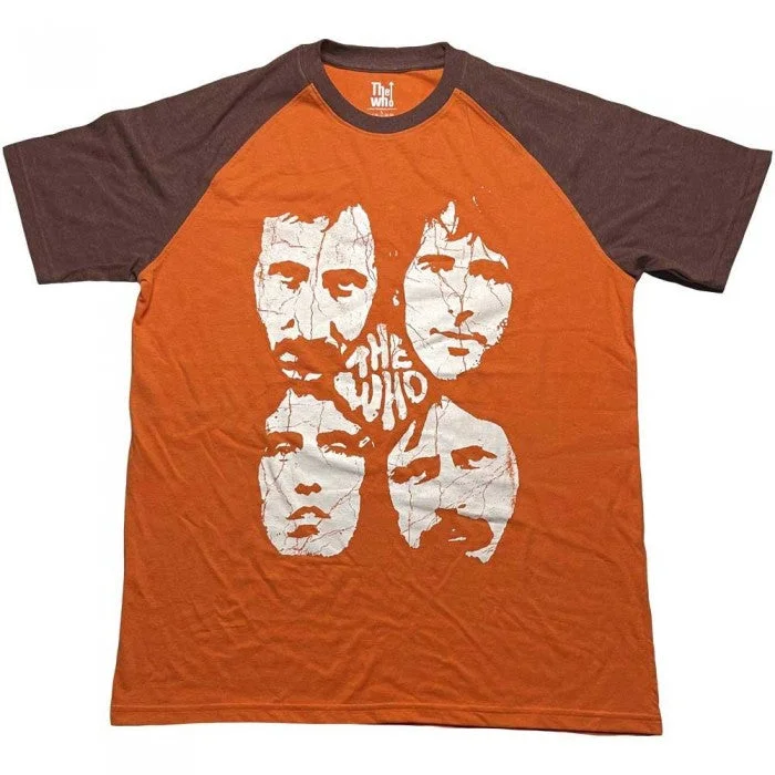 The Who Unisex Adult Faces T-Shirt-- Satin Fabric Silk Fabric Chiffon Fabric