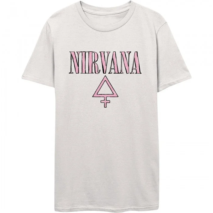 Nirvana Womens/Ladies Femme T-Shirt-- Polka Dot Checkered Tartan