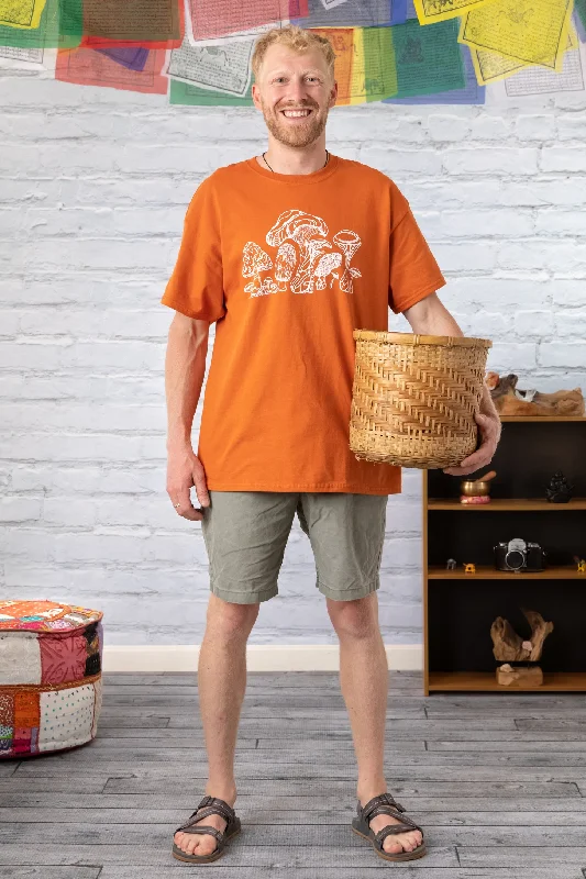 Wild Mushrooms T-Shirt-- Terry Blend Velvet Blend Canvas Blend