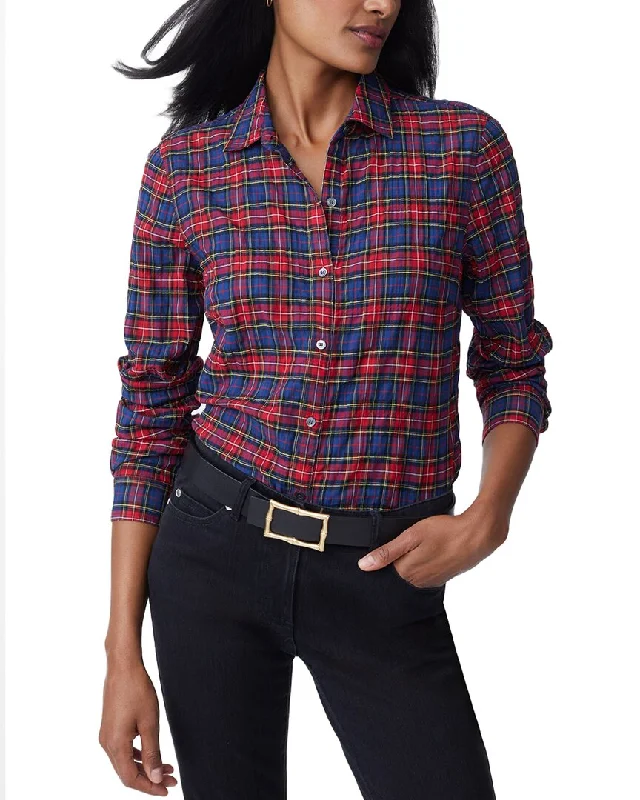 J.McLaughlin Los Blouse Casual Stripe Blouse