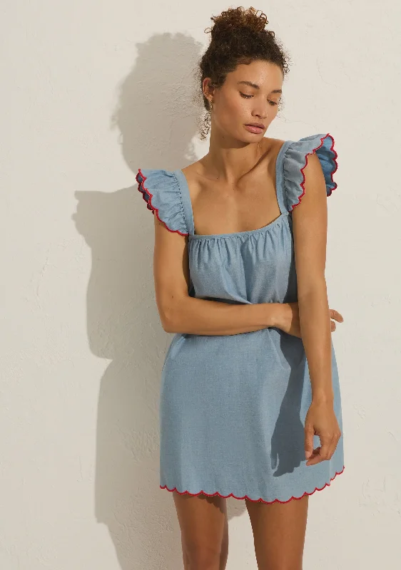 Auguste the label Amisyn Mini Dress Chic Tropical Mini Dress