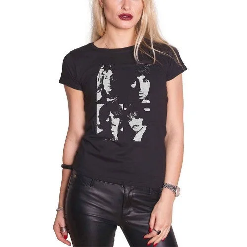 The Beatles Womens/Ladies Back In the USSR Back Print T-Shirt-- Collared Crew Neck Turtle Neck The Beatles Womens/Ladies Back In the USSR Back Print T-Shirt-- Collared Crew Neck Turtle Neck