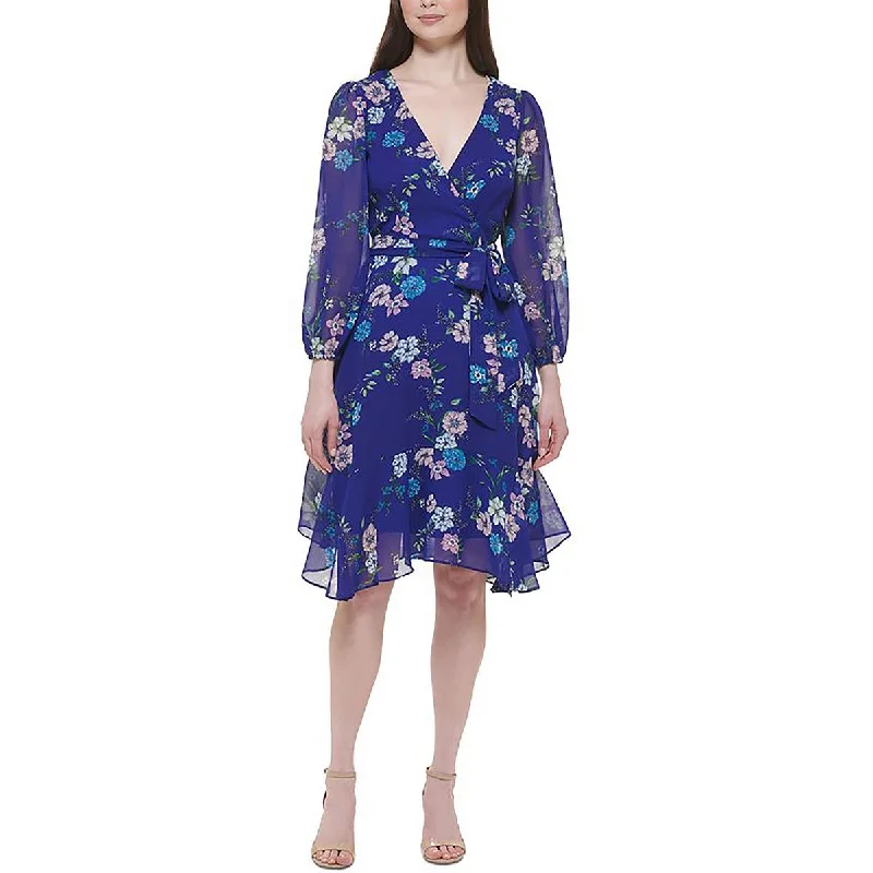 Jessica Howard Womens Petites Floral Print Cocktail And Party Dress Tunics Exclusive limited