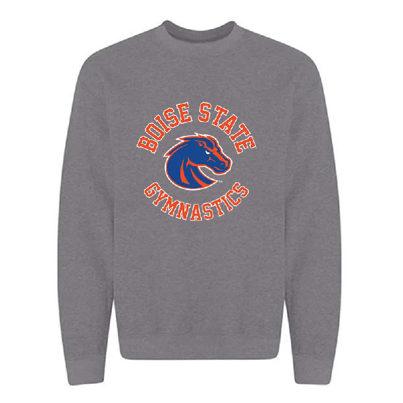 Boise State - NCAA Women's Gymnastics : Blake Pascal - Crewneck Sweatshirt Classic Shersey Hoodie with Full-Zip Functional Layering