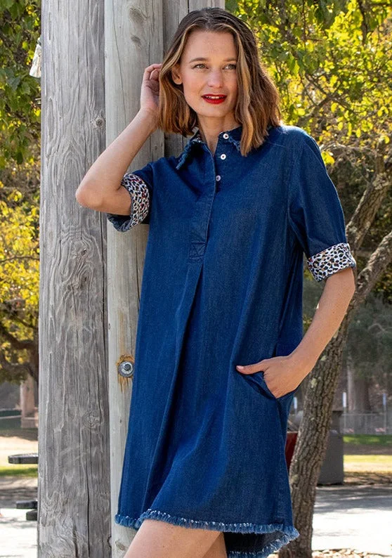 Hyannis Dress Denim Tunics Cozy comfortable