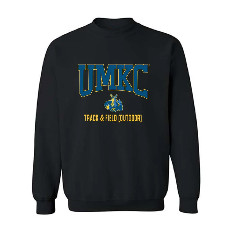 UMKC - NCAA Women's Track & Field : McKenna Hood - Classic Shersey Crewneck Sweatshirt Hoodie with Rolled Sleeves Casual Relaxed